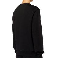 Sweat Noir Homme Diesel division vue 2