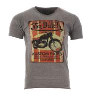 T-shirt Gris Foncé Homme Von Dutch Parts