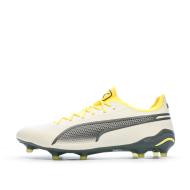 Chaussures de football Écru Homme PumaKing Ultimate pas cher