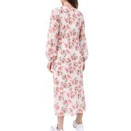 Robe Écru À Fleurs Femme Vila Vikathryn vue 2