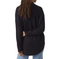 Pull Noir Femme Vero Moda Plaza vue 2