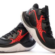 Chaussures de Basket Noires/Rouge Mixte Under Armour Jet 23 vue 7