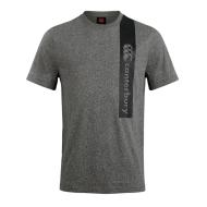 T-shirt Gris Homme Canterbury Cotton pas cher