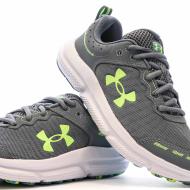 Chaussures de Running Gris /Vert Garçon Under Armour Assert 10 vue 7