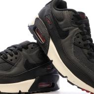 Baskets Noir/Bordeaux Garçon Nike Air Max 90 vue 7