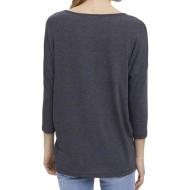 T-Shirt Gris Femme Vero Moda Carla vue 2