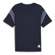 OM T-shirt Bleu Homme Puma 23/24 774068 vue 2