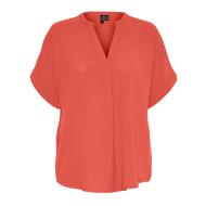 Blouse Orange Femme Vero Moda Minge pas cher