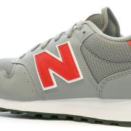 Baskets Grises/Rouge Homme New Balance 500 vue 7