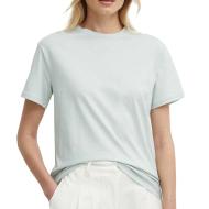 T-shirt Vert Femme Calvin Klein Micro Logo