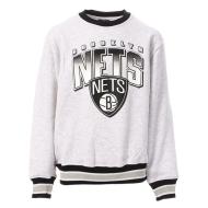 Sweat Gris Garçon NBA Brooklyn Nets Pit Bench pas cher