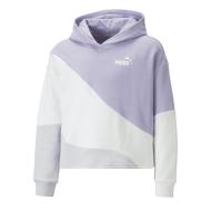 Sweat Mauve/Blanc Enfant Puma Clrblk pas cher