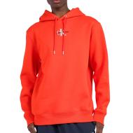 Sweat à Capuche Rouge Femme Calvin Klein J30J323749 pas cher