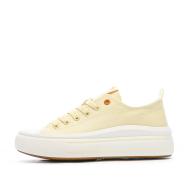 Baskets Basses Jaune Femme Refresh Lona pas cher