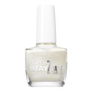 Vernis à Ongles Tenue & Strong Gemey Maybelline 77 Blanc Nacré