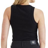 Débardeur Noir Femme Dockers Rib Knit Tank vue 2