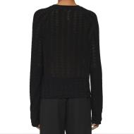 Pull Noir Femme Object Objgry vue 2