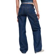 Jean Bleu Femme Superdry Rise Carpenter vue 2