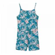 Combi-Short Bleu à Fleurs Fille Name it Frida pas cher