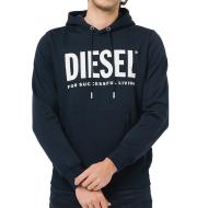 Sweat à Capuche Marine Homme Diesel Girk