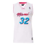 Miami Maillot de basket Blanc/Rose/Bleu Homme Sport Zone SEPL1004