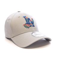 Casquette Grise Femme New Era Flower Icon 9forty Losdod Angeles Dodgers vue 2