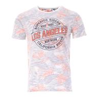 T-shirt Orange Homme American People Titan