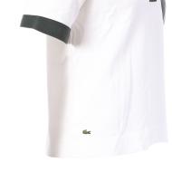 Polo Blanc/Kaki Femme Lacoste Polo Homme vue 3