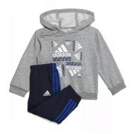 Survêtement Gris/Noir Garçon Adidas Bluv pas cher