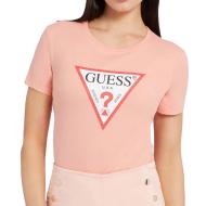 T-shirt Rose Femme Guess Original W1YI1B