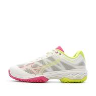 Chaussures de Padel Blanche Femme MizunoWave Exceed Light pas cher