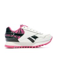 Baskets Noir/Rose Fille Reebok Royal vue 2