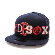 Casquette Marine/Rouge Homme New Era Team Typography