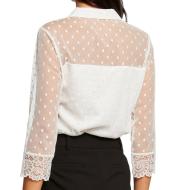 Blouse Blanche Femme Morgan TDEFL vue 2