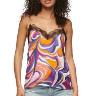 Top Violet/Orange/Noir Femme Superdry Studios pas cher