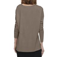 Pull en Maille Marron Femme Only Lamalia vue 2