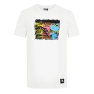 T-shirt Blanc Homme Gotcha Wet pas cher