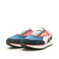 Baskets Blanches/Roses Homme Puma Future Rider Play On vue 6