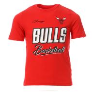 CHICAGO BULLS T-Shirt Rouge Garçon NBA Court Vs Track