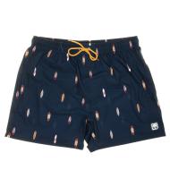 Short de bain Imprimée Marine Homme Sun project3053 pas cher