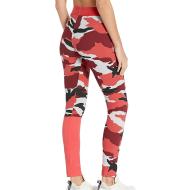 Legging Rouge Femme Adidas FC AOP TIGHT vue 2