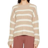 Pull à Rayures Beige Femme JDY Stripe