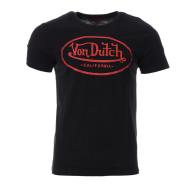 T-shirt Noir Homme Von Dutch Log VD pas cher