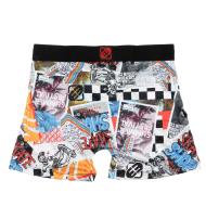 Boxer Noir/Rouge à Imprimés Homme Freegun Fes vue 2