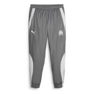 OM Pantalon de foot Gris Homme Puma Licensed Prematch pas cher