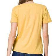 T-shirt Jaune Femme Superdry LightWeight vue 2