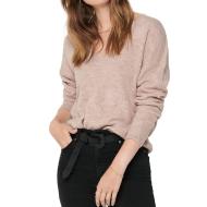 Pull rose femme Jacqueline de Yong Elanora L/S V-Neck