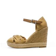 Sandales Compensées Camel Femme Tommy Hilfiger 10cm pas cher