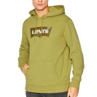 Sweat à Capuche Kaki Homme Levi's Fleece