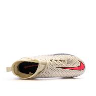 Chaussures de foot Blanc/Rose/Noir Junior Nike Phantom GT Academy DF FG/MG vue 4